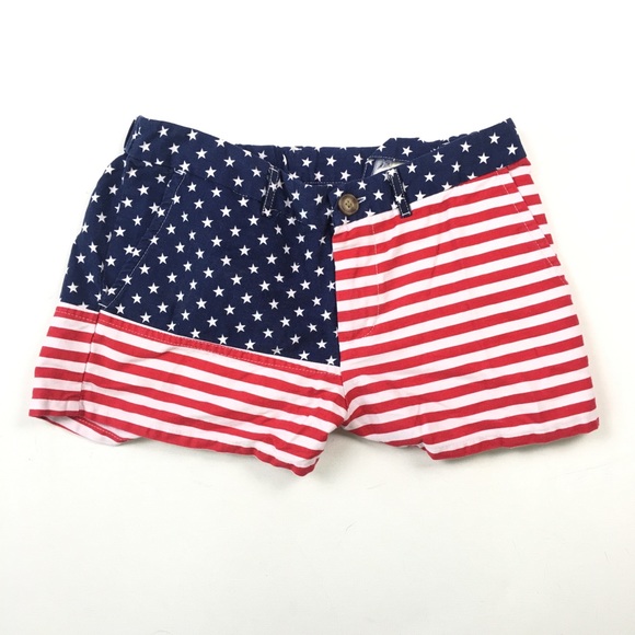 Chubbies Shorts Red White Blue Americas XL 12 - Picture 2 of 5